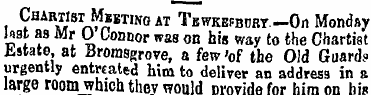 Chartist Mbbting at Tewkepbdry.-On Monda...