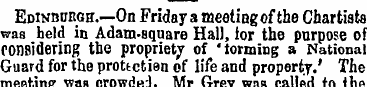 Edinburgh.—On Friday a meeting of the Ch...