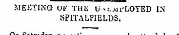 MEETING OF THE U > :..vifLOYED IN SPITAL...