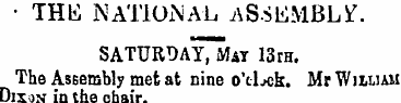 • THti NATIONAL AS-SliMBLiT. SATURDAyTma...