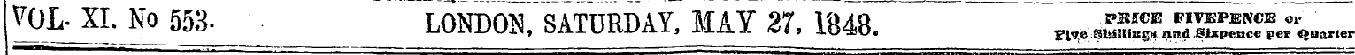 "' yUL ^ XI. No 553- LONDON,SATURDAY, MA...