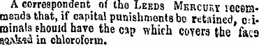 A correspondent of the Leeds Mercury vec...