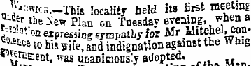 „ V «wicK.-This locality held its first ...