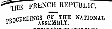 -""7HE FRENCH REPUBLIC . MOwmB^S? sama -...