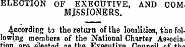 ELECTION OF EXECUTIVE, AND COMMJSSIONERS...