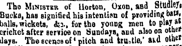 The Minister of Uorton, Oxon, and Studle...