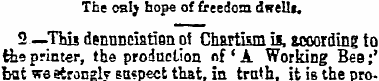 The oaly hope of freedom dwells. 2.—This...