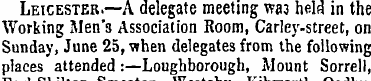 Leicester.—A delegate meeting waj hela i...