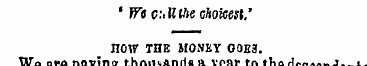 ' YTt cuUthe choicest.' HOW THE HONEY O0...
