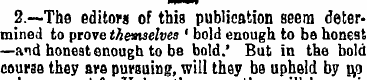 2.—The editors of this publication seem ...