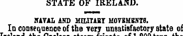 STATE OF IRELAND. rUTAL AND HOJTABT M07E...