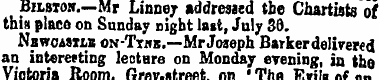 Bilsion.—Mr Linney addressed the Chartis...