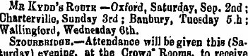Mr Kvnn's Route —Oxford, Saturday, Sep. ...
