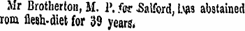 Mr Brother-ton , M. 1\ fas .Salford, Lws...