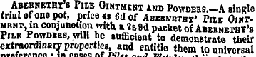 Abebretht s File Ointment and Powdebs.-A...