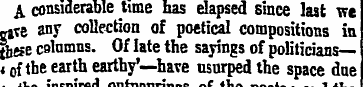 & considerable time has elapsed since la...