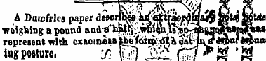 A Dumfries paper deMrtbw W^ weighing e p...