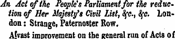 An Act of the People's Parliament for th...