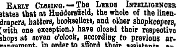 Early Cmbino. —The Leeds Intbixtgbncbr s...