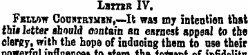 Lints IV. Fellow Coustrtmbn,—It was my i...