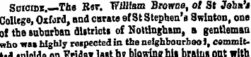 Soioim.— The Rev. William Browne, ot St ...