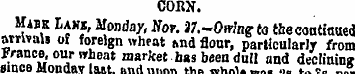 COBN. Mask Law, Monday, Nor. 37.-Oirfng ...