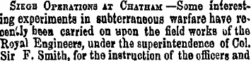 Sieob Ofbratiors at Chatham —Some intere...