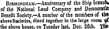 Birmingham.—Anniversary of the Ship bran...