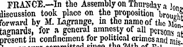 FRANCE.—In the Assembly on Thursday a ] ...
