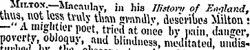 Milton —Macaulny , in his Ilhtoru of Fin...