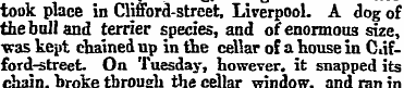 took place in Clifford-street, Liverpool...