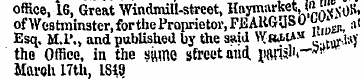office, 16, Great Windmill-street, Hayma...