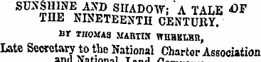 THE NINETEENTH CENTURY. BT THOMAS MARTIX...