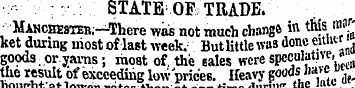 ¦ :'¦ ¦ ::¦ ¦: :,: STATE ; OF TRADE. ; M...