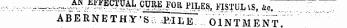 :,.v, ^^^ ABERNETHY'Sc. MLE. OINTMENT