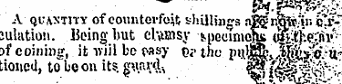 A quantity of counterfeit shillings aMnf...