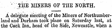 ' ' . " . ' .TUB MINERS OF THE NORTH. A ...