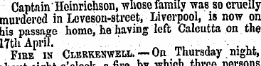 Captain'Heinrichson, whose family was so...