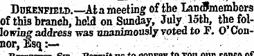 DuKENMEld.—At a meeting of the Iandfcnem...