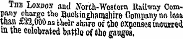 The Lokbo.v and North-Western Railway Co...