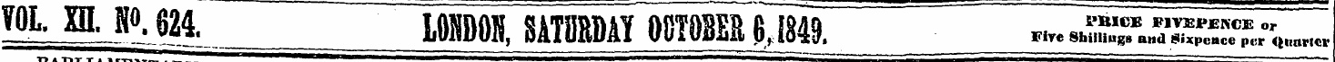 TOL. XH. P. 624. LOSBOH, SATURDAY 0ST08E...