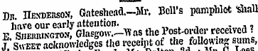 Du. HmuButsr, Gateshead.-Mr. Bell's pamp...