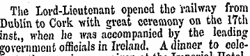 The Lord-Lieutenant opened the railway f...