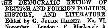 THE DEMOCRATIC REVIEW OF BRITISH AKD FOR...