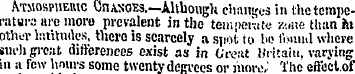 Atmospheric Changes.—Although champs in ...