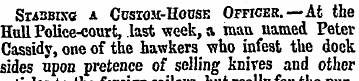 Stasbixc a CosroM-HonsE Officer.—At the ...