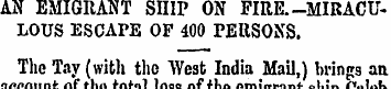 AN EMIGRANT SHIP ON FIRE—MIRACULOUS ESCA...