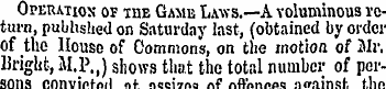 Operation or ihe Game Laws.—A voluminous...
