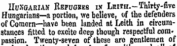 Hungarian Refugees is Lewh.-Thirty-five ...