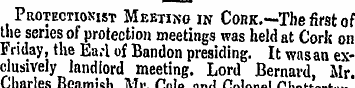 Protectionist Meeting in Cork.—The first...